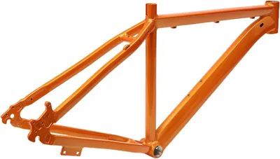 Productafbeelding van Fietsframe Aluminiumlegering - Mountainbike Frame - Offroad Fietsen - Interne Bedrading - 66 cm Wielmaat - Oranje