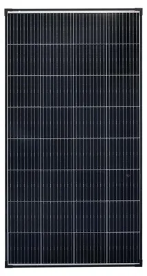 Solarpanel 180W 12V, monokristallin, PERC, schwarzer Rahmen