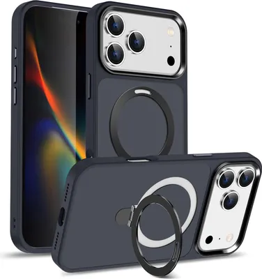 Immagine prodotto di Custodia ibrida per iPhone 17 Pro anello magnetico di copertura per la copertura protettiva MagSafe