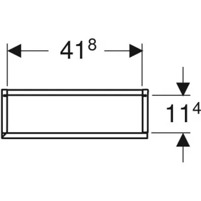 Produktbild von Geberit iCon Hochschrank mit einer Tür 45x180x15cm, Eiche