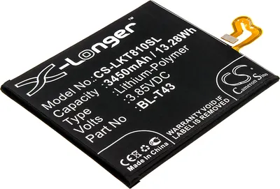 Immagine prodotto di TECHTEK Batteria compatibile con [LG] G810, G8S ThinQ, G8S ThinQ Global, LM-G810EAW, LMG810EA, LMG810EAW sostituisce BL-T43, per EAC64518901