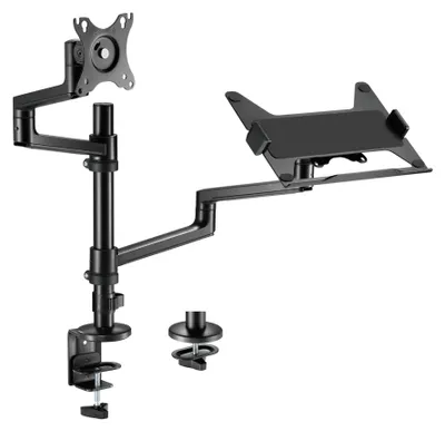 Produktbild von Gembird MA-DA-04, Klemme/Durchführung, 16 kg, 43,2 cm (17"), 81,3 cm (32"), 100 x 100 mm, Schwarz
