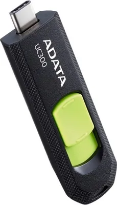 Obrázek produktu pro ADATA UC300, 32 GB, USB typu C, 3.2 Gen 1 (3.1 Gen 1), 100 MB/s, Kluzné, Černá, Zelená