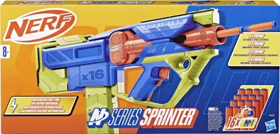 Produktbild von Hasbro NERF N SERIES SPRINTER, BLASTER, 16 Dart-Clip-Magazin