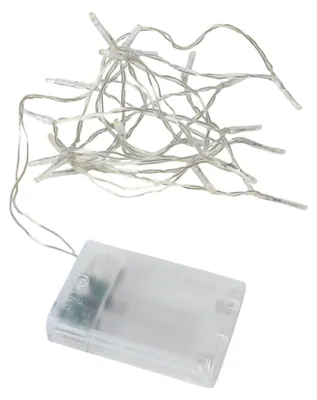 Produktbild von Lichterkette 20 LED kaltweiß batteriebetrieben mit Timer 2 m Spetebo