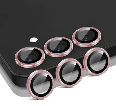 Produktbild von Kamera Linsenschutz Glas Set für Samsung Galaxy S25 Schutzglas Camera Linse Schutz Panzerfolie 9H Pink