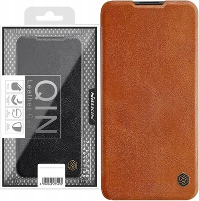 Immagine prodotto di Nillkin Qin Custodia Custodia per Xiaomi Redmi Note 11 Pro+ (Cina) / Redmi Note 11 Pro (Cina) / Mi11I Hypercharge Camera Cover Holster Case con Flap Brown