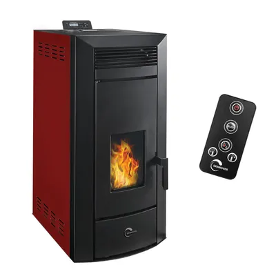 Zdjęcie produktu dla Hydrauliczny piec na pelety Kleona 22,7 kW Bordeaux Sannover