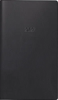 Produktbild von 2027 BRUNNEN Taschenkalender9x15cm sw 2S/1M