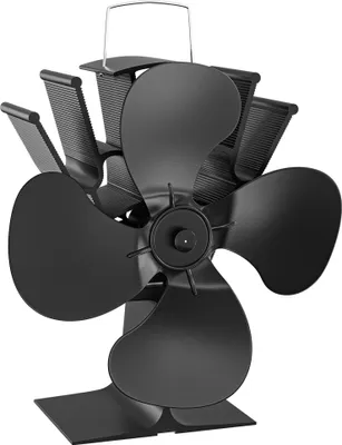 Produktbild von Ventilátor na kachle Wiltec so 4 lopatkami 70 až 350 °C, ventilátor na kachle bez elektrickej energie, ventilátor na kachle pre efektívnu a ekologickú distribúciu tepla