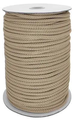 Produktbild von Polyesterschnur 100m Kordel Bekleidungskordel Makrameeschnur Häkelbindung 6mm