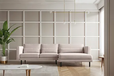 Produktbild von Kaiser Möbel Ecksofa L-form Dani modern und geräumig Stoff Verita Beige Rechts