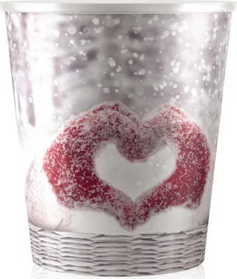Obrázek produktu pro Obal na květináč CHRISTMAS SRDCE Vánoce d11x12cm