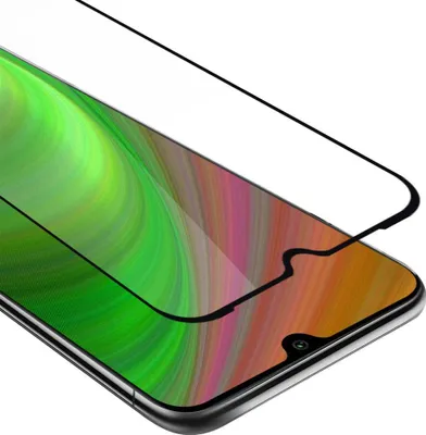 Produktbild von Cadorabo Panzerfolie für Xiaomi Mi A3 Schutzfolie in Schwarz Vollbild Folie Tempered Display Schutzglas