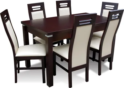 Immagine prodotto di Set da pranzo Set di sedie Set da pranzo Tavoli Gruppo da pranzo Tavolo + 6 sedie