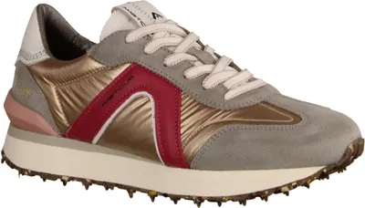 Produktbild von Ambitious 12127-1756 Damensneaker, Materialmix, Grey/Rose Gold Combi, NEU - Damenschuhe Top Trends, Mehrfarbig, leder/textil