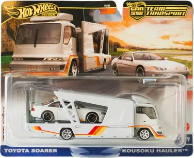 Produktbild von Hot Wheels Premium Team Transport Toyota Soarer & Kousoku Hauler JBM32