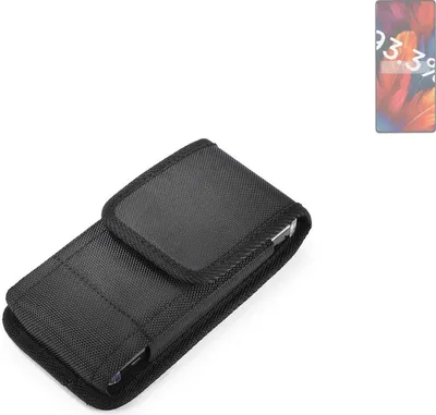 Produktbild von Holster Gürteltasche kompatibel mit Xiaomi Redmi Note 13 LTE Holster Gürtel Tasche wasserabweisend Handy Hülle Schutz Hülle Outdoor schwarz