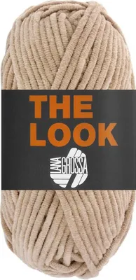 Produktbild von Lana Grossa THE LOOK 100 g samtig weiches und stabiles Chenillegarn 120 m Farbe 023 - Beige