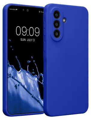 Produktbild von kwmobile Silikon Case für Samsung Galaxy A57 5G Hülle - Soft gummierte Handyhülle, Schutzhülle Cover in Baltik Blau