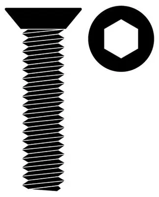 Immagine prodotto di Viti in acciaio M3 x 20 mm - testa svasata - 10 pz