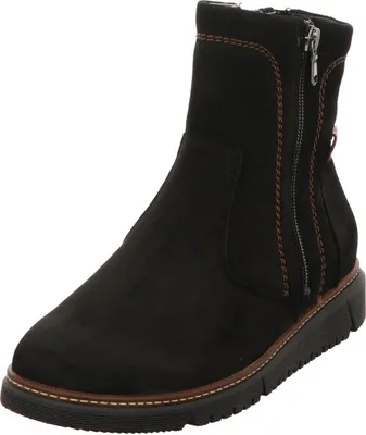 Image de Bottines à lacets pour femmes en noir
