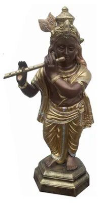 Produktbild von Deko Figur Statue Skulptur 82 cm Figuren Statuen Skulpturen Flöte Buddha (B60)
