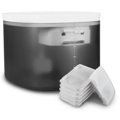 Obrázek produktu pro GreenBlue automatický dávkovač vody/pítko pro zvířata, 3 l USB 5V1A GB392 + 6 náhradních filtrů GB394