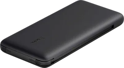 Produktbild von Belkin Power Bank 18W 10.000mAh USB-C+Lightning Kab. BPB006BTBLK