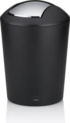 Image de Poubelle 1,7 L Noire - Marta - Kela