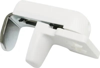 Produktbild von Gardinia Plissee-Klemmträger Concept, Metall/Kunststoff, weiß 3,3 x 5,1 weiß