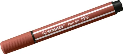 Obrázok produktu pre STABILO Pen 68 MAX, 1 farba/farieb, Hnedá, 5 mm, 1 mm, Hnedá, Kolo