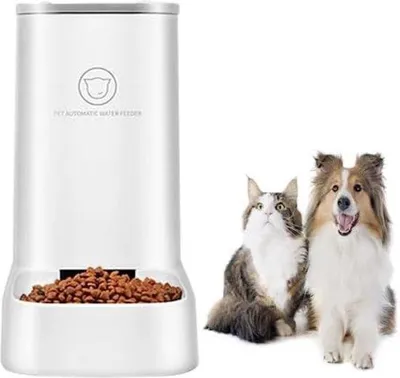 Produktbild von Famanu Futterspender Katze - Automatischer Futterautomat für Katzen