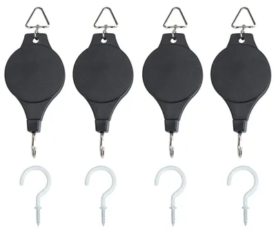 Image de Suspension réglable pour plantes avec 4 crochets