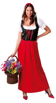 Produktbild von Wirtin Bäuerin Mittelalter Kostüm für Damen Gr. M-XL, Größe:M