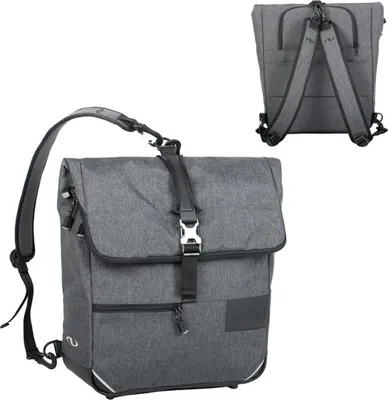 Image de Norco Portree 16 - Sac à dos (crochet KLICKfix Vario) 38 cm (gris tweed)
