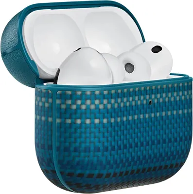 Zdjęcie produktu dla Obudowa PITAKA z włókna aramidowego do AirPods Pro 3, Moonrise, elegancki design, trwała ochrona
