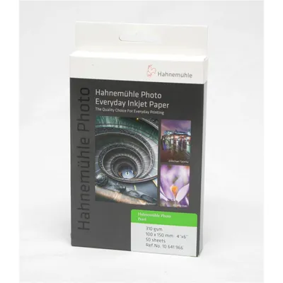 Zdjęcie produktu dla Hahnemühle 10641966, Perłowy, 310 g/m², 10x15 cm, Biały, 50 ark.