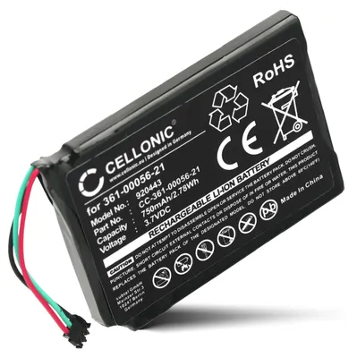 Produktbild von subtel 1x Akku für Navigation Kompatibel mit Garmin DriveAssist 51 LMT-S, DriveAssist 51 LMT-D, Nüvi 2589, 361-00056-21 - (750mAh, 3.7V)
