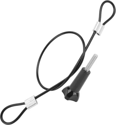 Zdjęcie produktu dla 30 cm smycz na nadgarstek ze stali nierdzewnej ze śrubą 1/4 cala do GOPRO/DJI OSMO