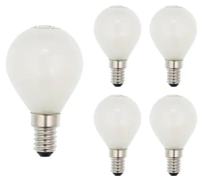 Produktbild von VITO E14 LED Filamentlampe G45 4W 424lm 2700K 240V 45mm 5 Stück