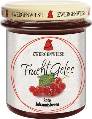 Produktbild von Zwergenwiese FruchtGelee Rote Johannisbeere -- 195g