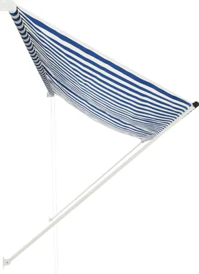 Obrázok produktu pre vidaXL Sťahovacia markíza 350 x 150 cm Modrá a biela