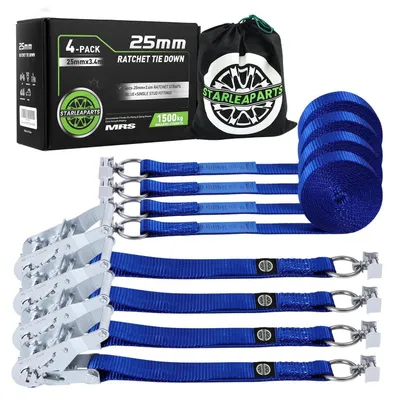 Produktbild von Spanngurt für Airlineschiene Zurrschiene 3,4m x 25mm 1500KG Blau