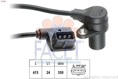 Produktbild von FACET 9.0049 Kurbelwellensensor Impulsgeber für BMW 3 Limousine (E36)