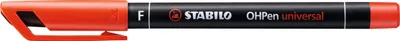 Produktbild von Folienstift - STABILO OHPen universal - permanent fein - 10er Pack - rot