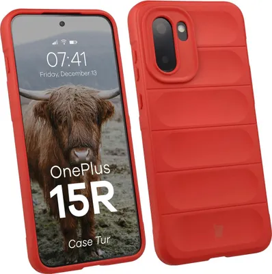 Produktbild von Robuste Handyhülle für OnePlus 15R, Bizon Case Tur, Rot