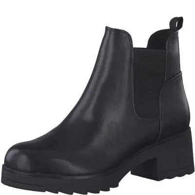 Produktbild von MARCO TOZZI Damen Stiefelette Ankle Boot Stretch Fersenverstärkung 2-25806-29, Größe:37 EU, Farbe:Schwarz