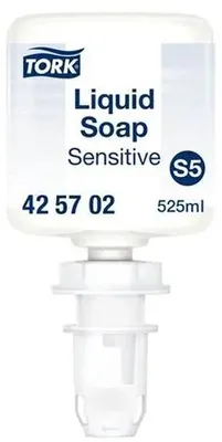 Obrázok produktu pre TORK 425702 Tekuté mydlo sensitive pre alergikov System S5, 525 ml