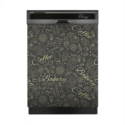 Produktbild von Magnete Dekorative 60x70 cm Küche Magnetmatte Spülmaschine - Bäckerei Brot Cafe